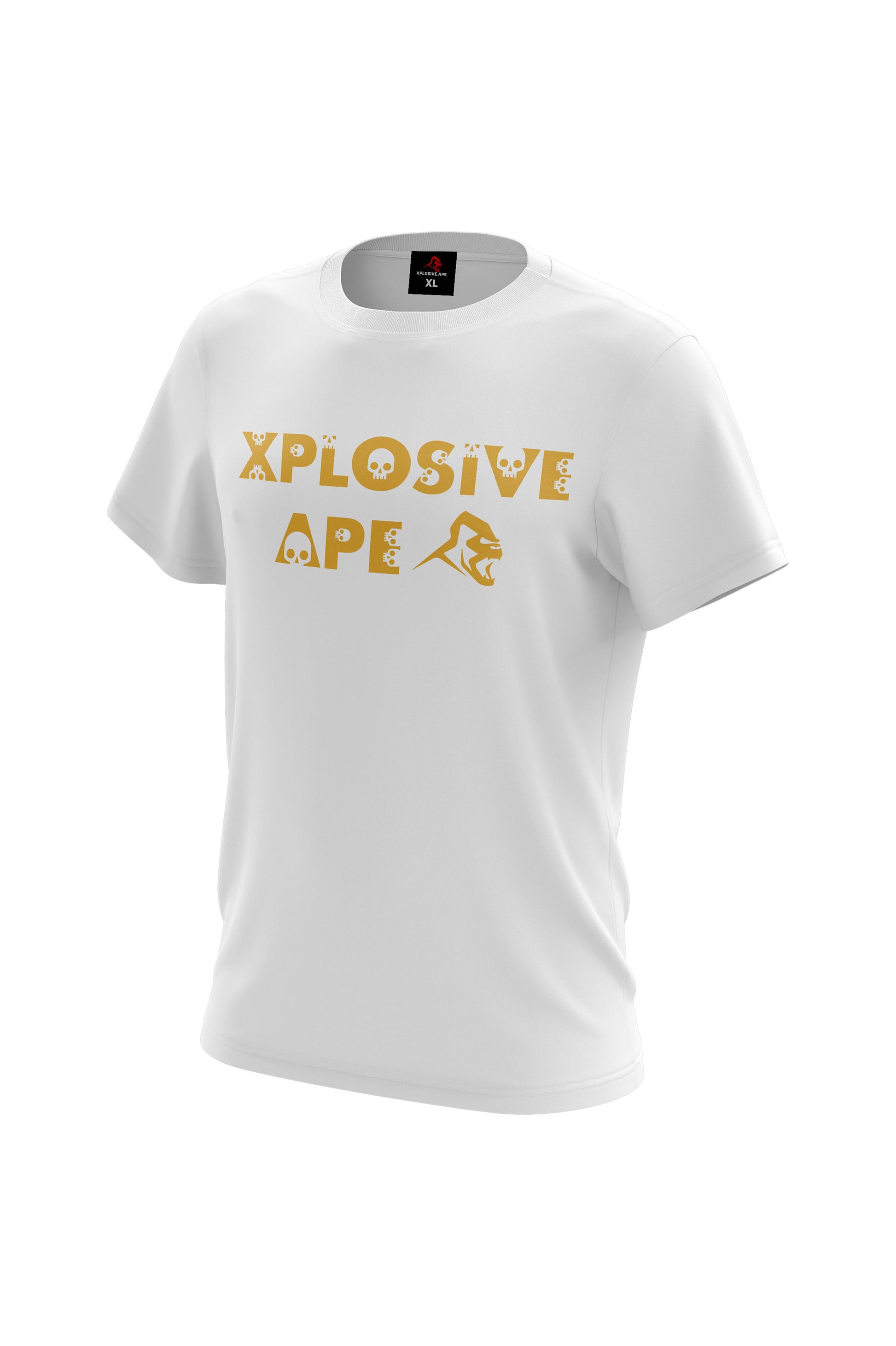 XAPE Golden Skulls Hoodie & 2 Tees Combo - Black/White