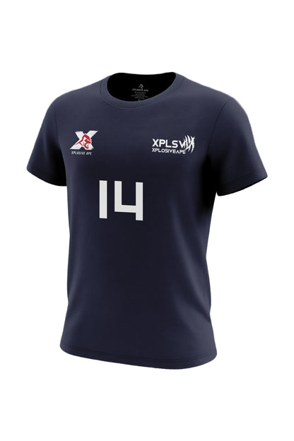 XAPE Classic Proline Tech Tee - Navy
