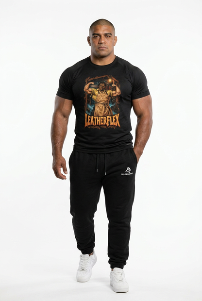 XAPE Leather Flex Tee - Black - image 3