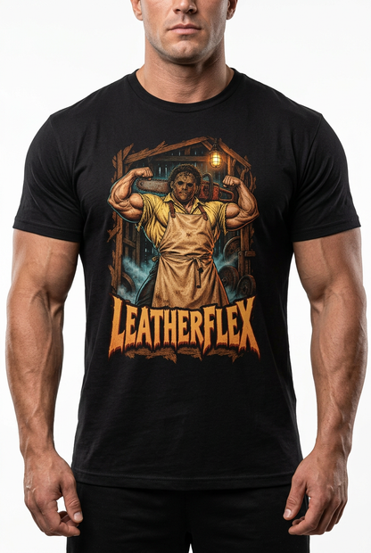XAPE Leather Flex Tee - Black - image 4