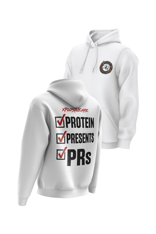 XAPE Xmas PR String Hoodie - White