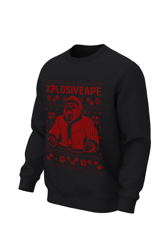XAPE Xmas Ape Sweatshirt - Black