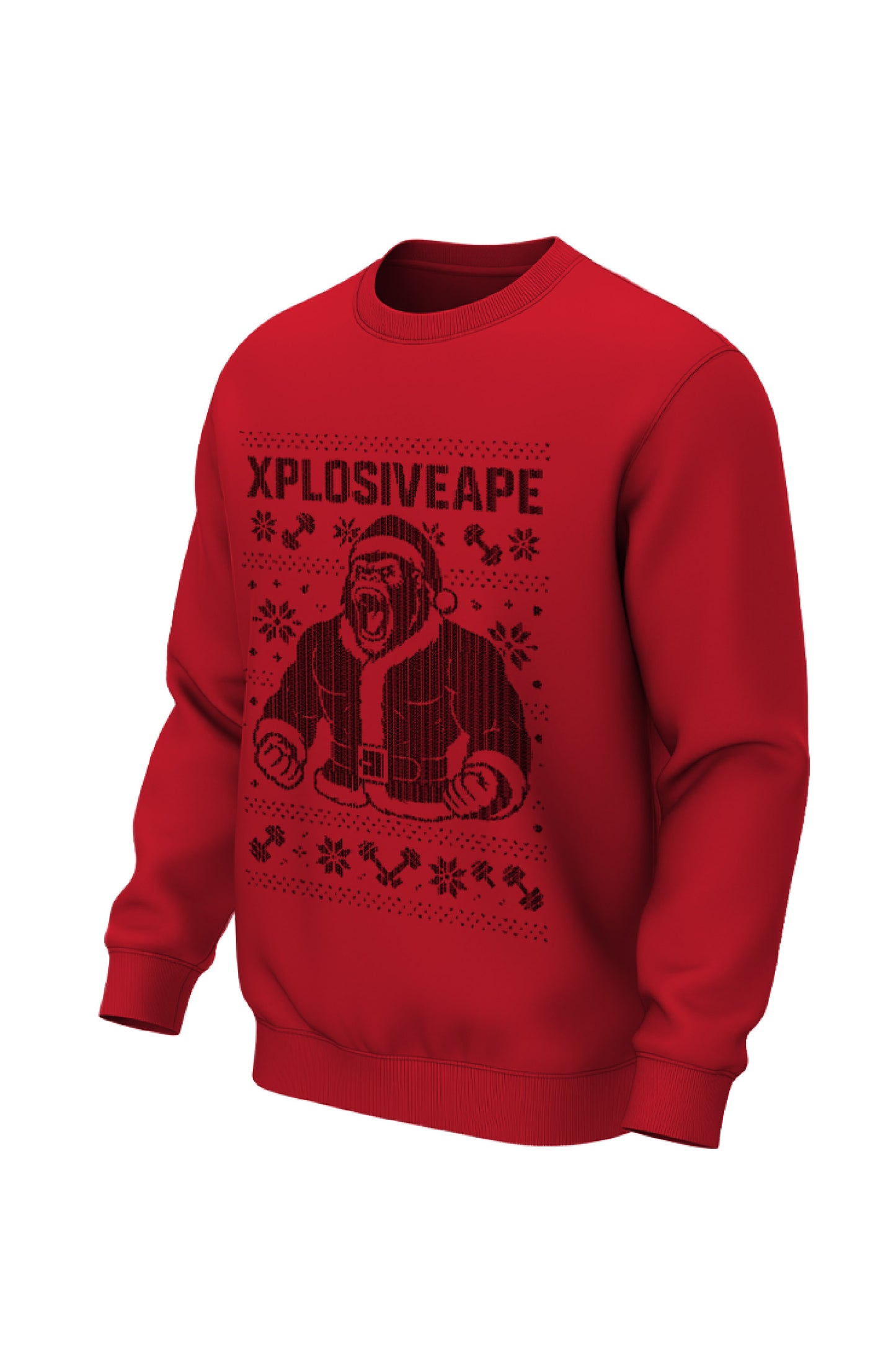 XAPE Xmas Ape Sweatshirt - Red