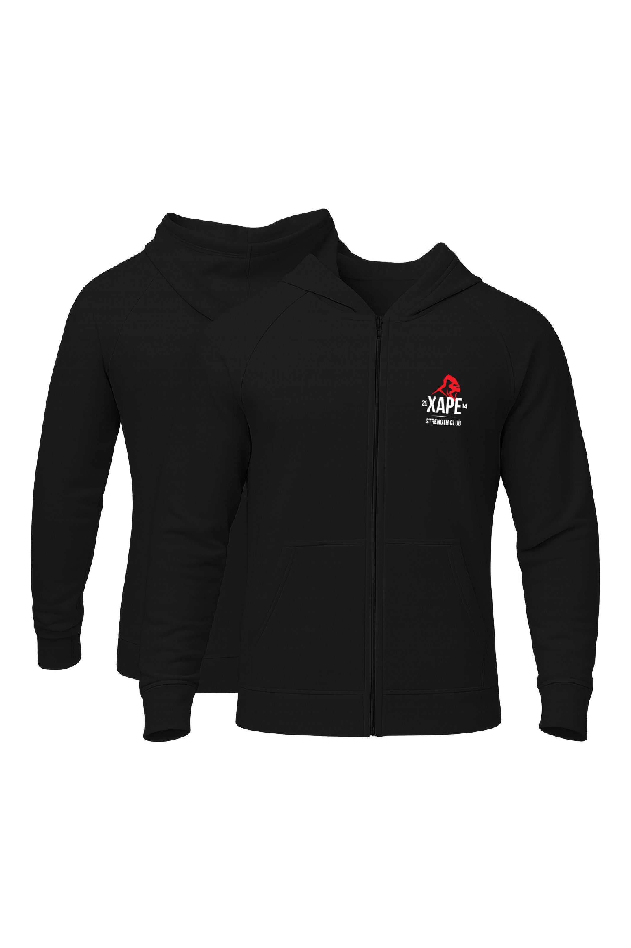XAPE Classic Strength Logo Oversized Zip Hoodie - Black – Xplosive Ape XAPE Classic Strength Logo Oversized Zip Hoodie - Black – Xplosive Ape