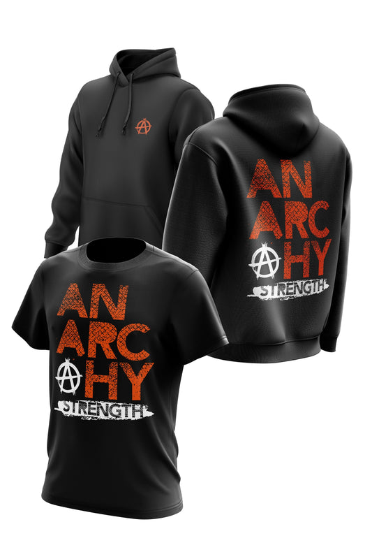 AS 'AGAINST THE FENCE' HOODIE + TEE COMBO - BLACK
