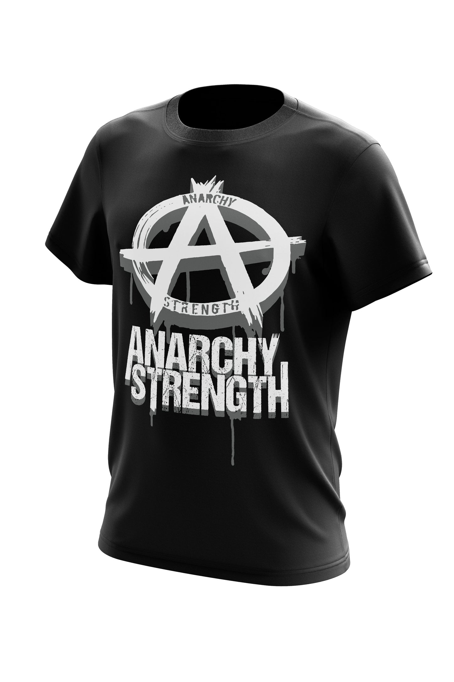 AS 'DRIPPING WITH STRENGTH' TEE - BLACK