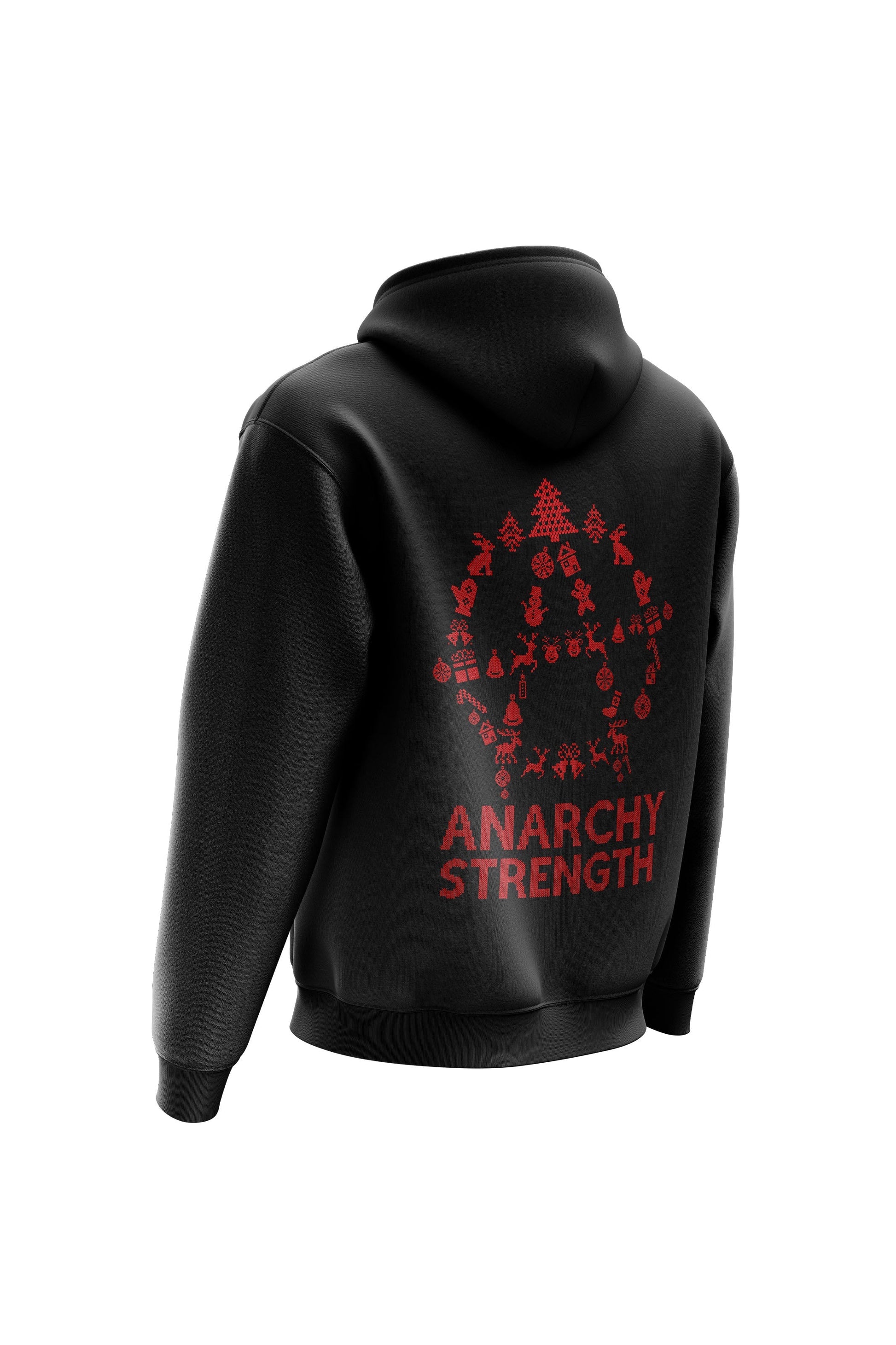 AS 'XMAS' HOODIE - BLACK