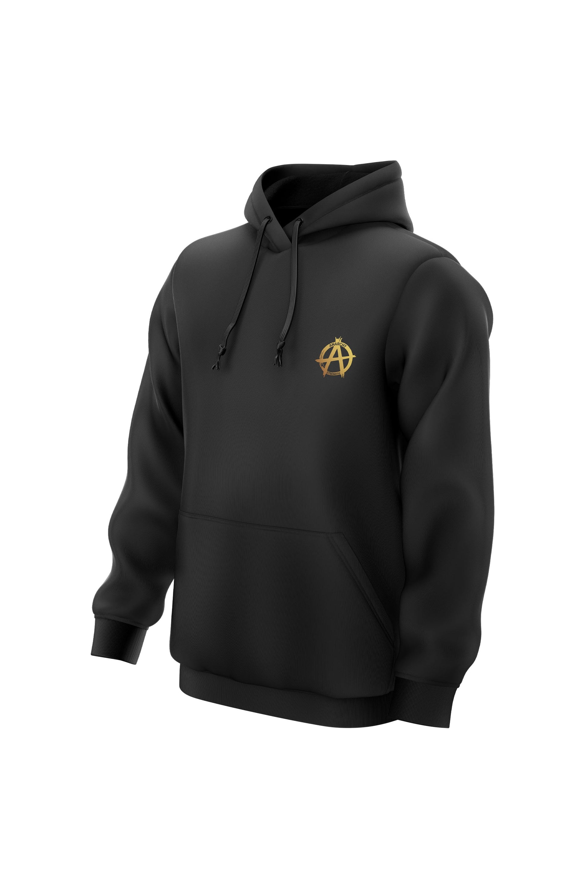 AS 'GOLDEN TREE' HOODIE - BLACK