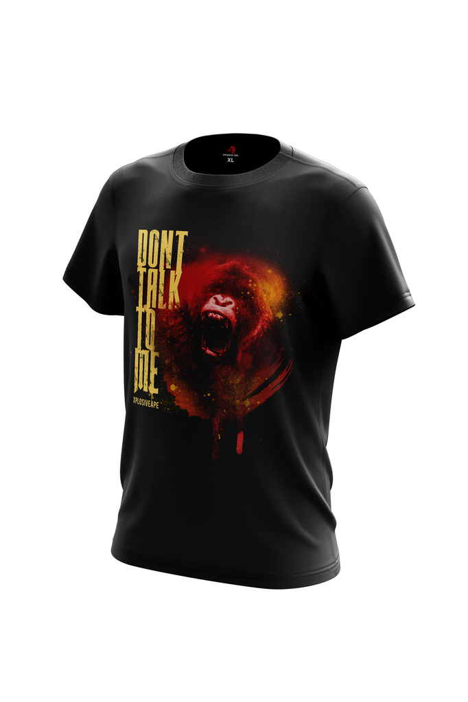 XAPE DON'T TALK TO ME TEE 2.0 - BLACK