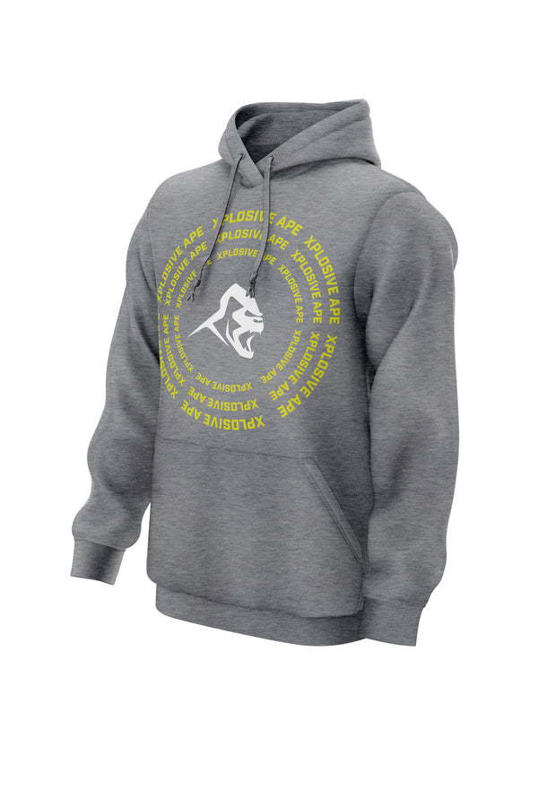XAPE SPIRAL YELLOW  HOODIE